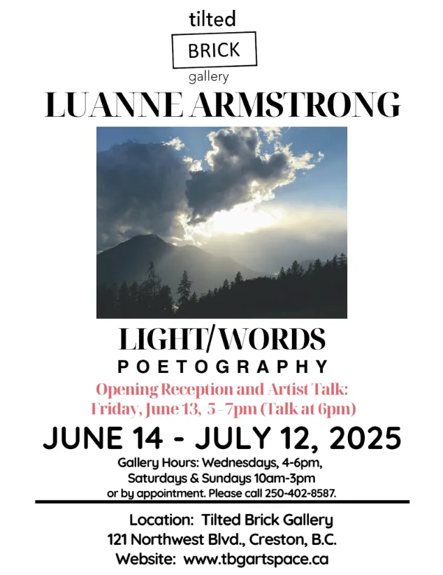 Light/Words: Poetography by Luanne
  Armstrong